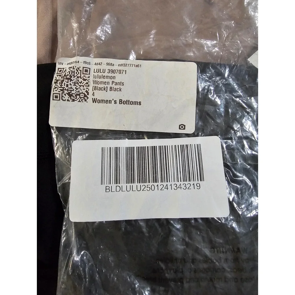 Lululemon Speed Up Tight Black Reflective Scallop Hem Running Leggings Womens 4